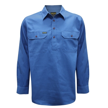 Picture of Hard Slog Mens Half Placket Light Cotton Shirt