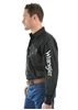 Picture of Wrangler Men's Logo Rodeo l/sleeve Shirt Black