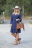 Picture of Pure Western Women Ava Dress Navy/Multi