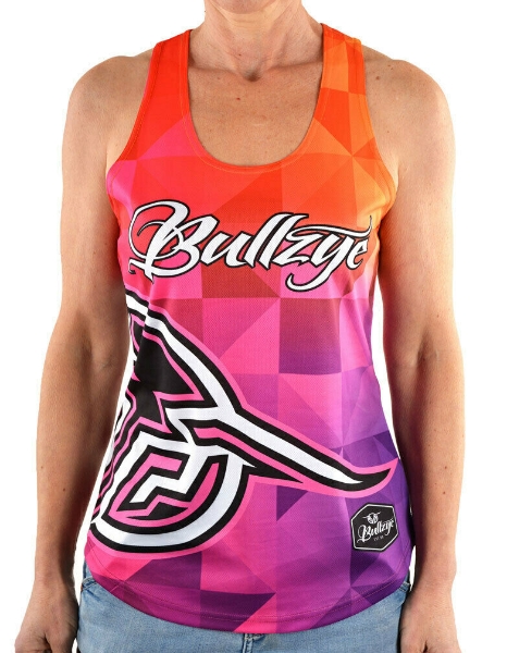 Picture of Bullzye Women's Ripple Singlet Flame