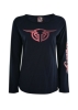 Picture of Women's Bullzye Authentic Long Sleeve Raglan Tee