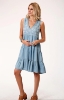 Picture of Roper Women Studio West Dress Blue Pastel Dreams