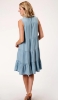 Picture of Roper Women Studio West Dress Blue Pastel Dreams