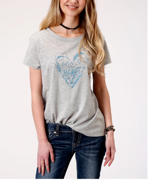 Picture of Roper Women's Five Star Tee Grey