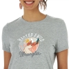 Picture of WRANGLER WOMEN'S RETRO WANTED AND WILD RINGER GREY GRAPHIC TEE