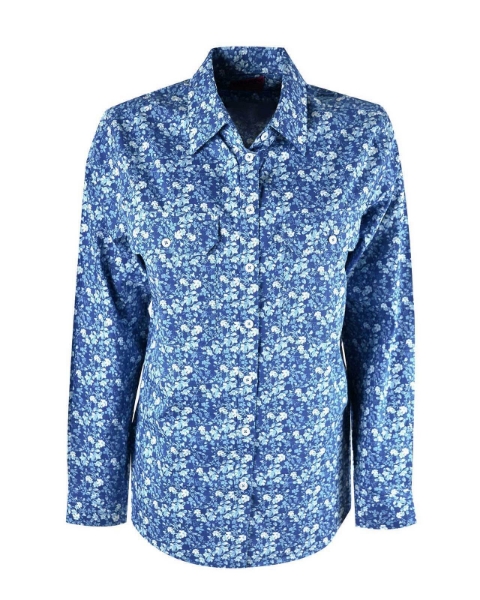 Picture of Hard Slog Women's Judith Full Placket L/Sleeve Shirt