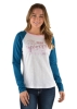 Picture of Pure Western Women's Jac L/Sleeve Raglan Tee