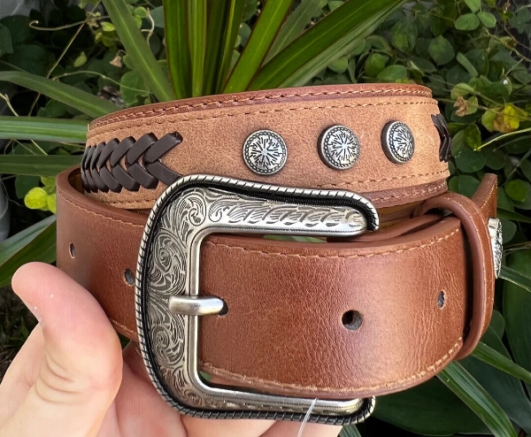 Picture of Pure Western Boy's McKinlay Belt Dark Tan