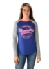 Picture of Wrangler Women's Sierra Long Sleeve Baseball Raglan Tee