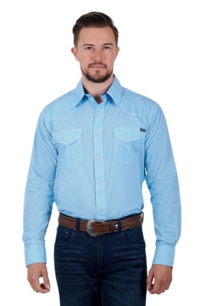 Picture of Pure Western Men's Thompson Long Sleeve Shirt