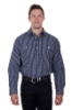 Picture of Hard Slog Mens Alon 1/2 Placket Long Sleeve Shirt