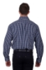 Picture of Hard Slog Mens Alon 1/2 Placket Long Sleeve Shirt