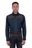 Picture of Wrangler Men's Ross Yoke Embroidered Shirt