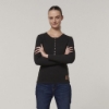 Picture of Hard Yakka Women's Sherpa Henley Long Sleeve 